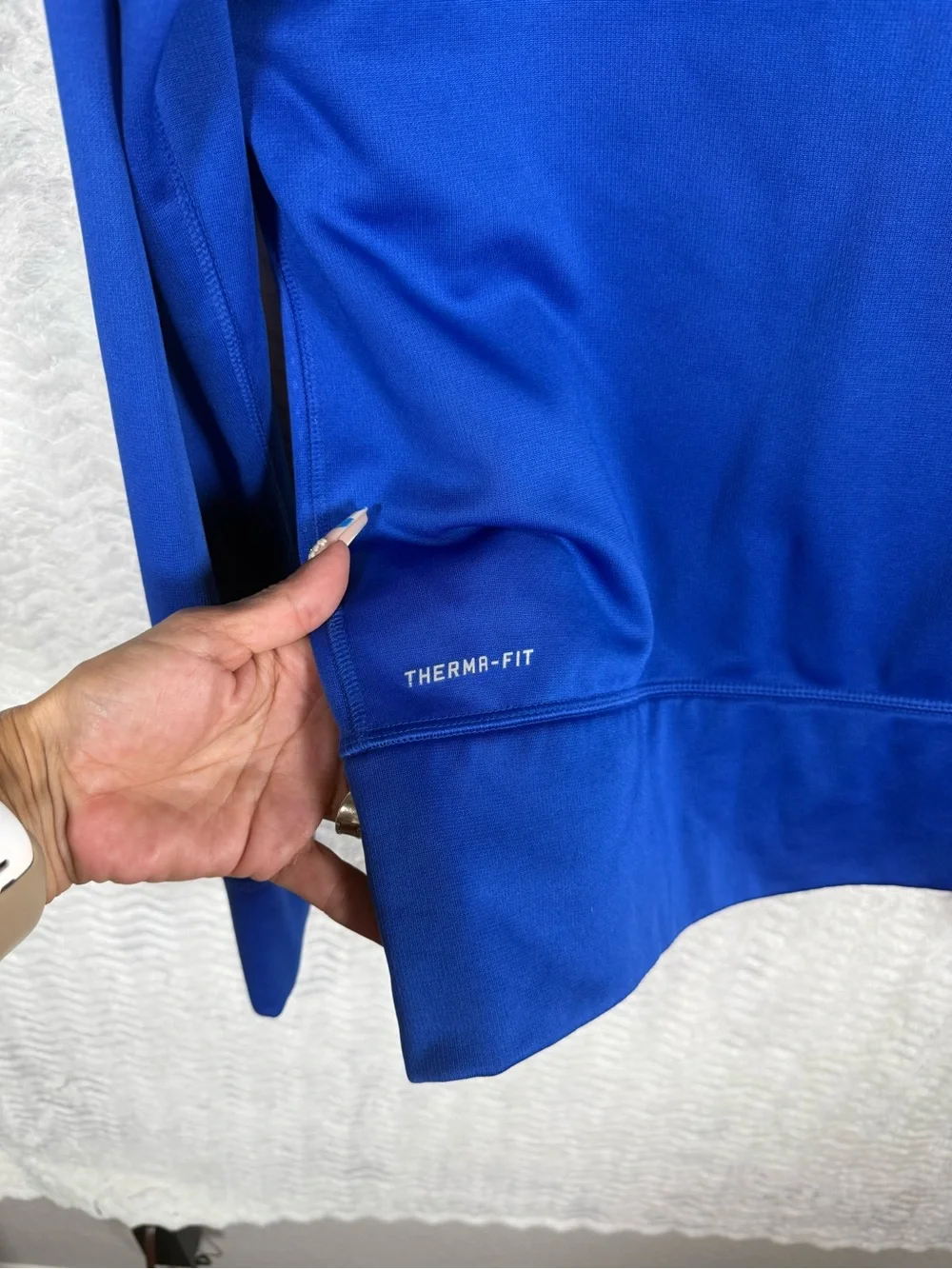 Nike Blue Devils Therma-Fit Zip-Up Jacket